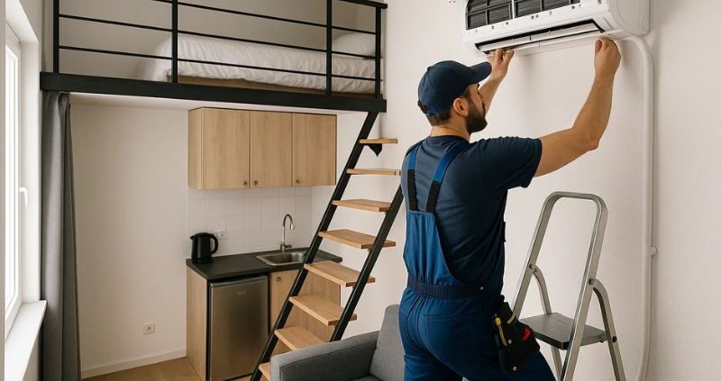 mikroapartament-klimatyzacja mikroapartament wrocław